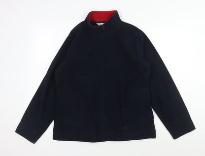 EWM Women's Black Fleece Jacket M Full Zip Casual