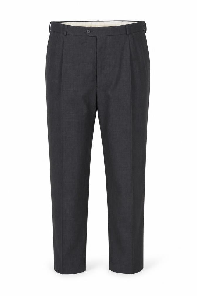 Peter Christian Men's Grey Wool Trousers 48