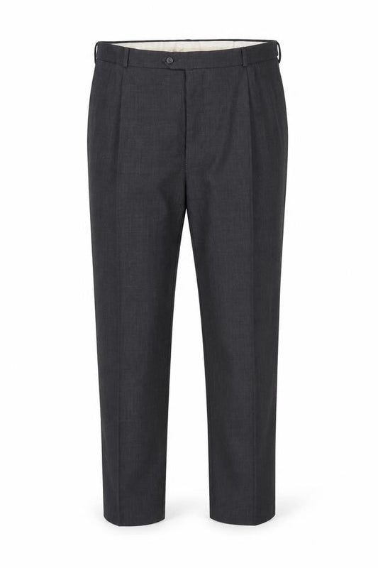 Peter Christian Men's Grey Wool Trousers 48