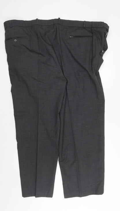 Peter Christian Men's Grey Wool Trousers 48