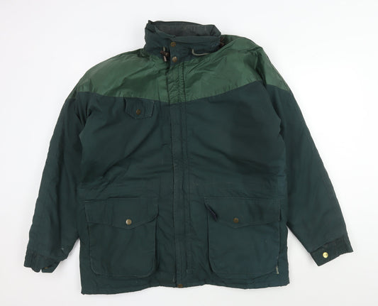 Shires Alberta Men's Green Parka Jacket S Casual