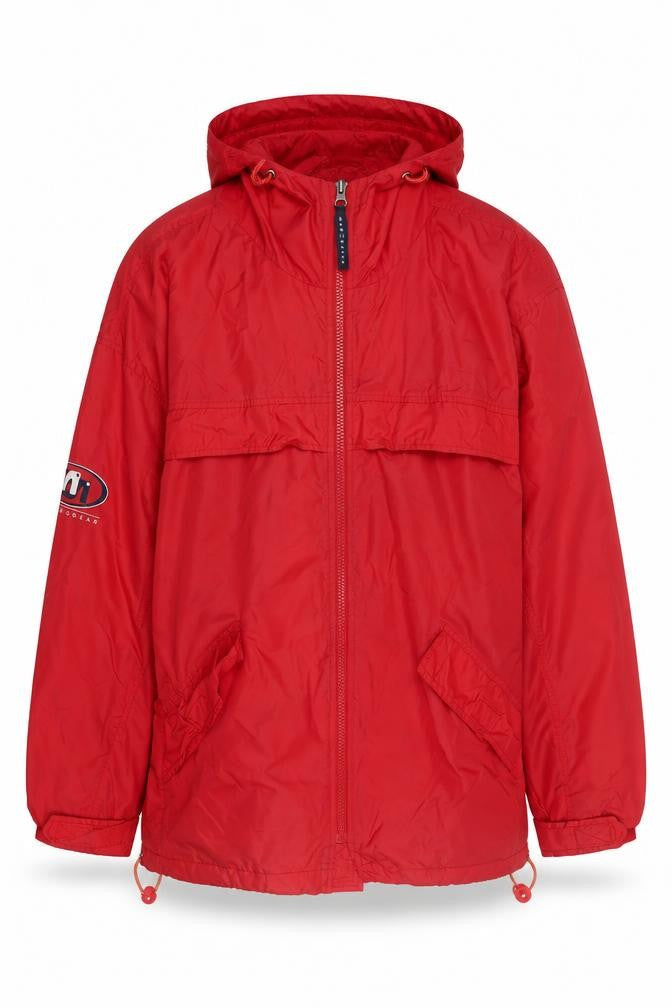 Joie de Vivre Men's Red Windbreaker Jacket M