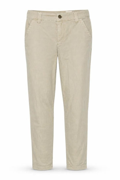 Oasis Women's Beige Chino Trousers Size 8 Straight Fit