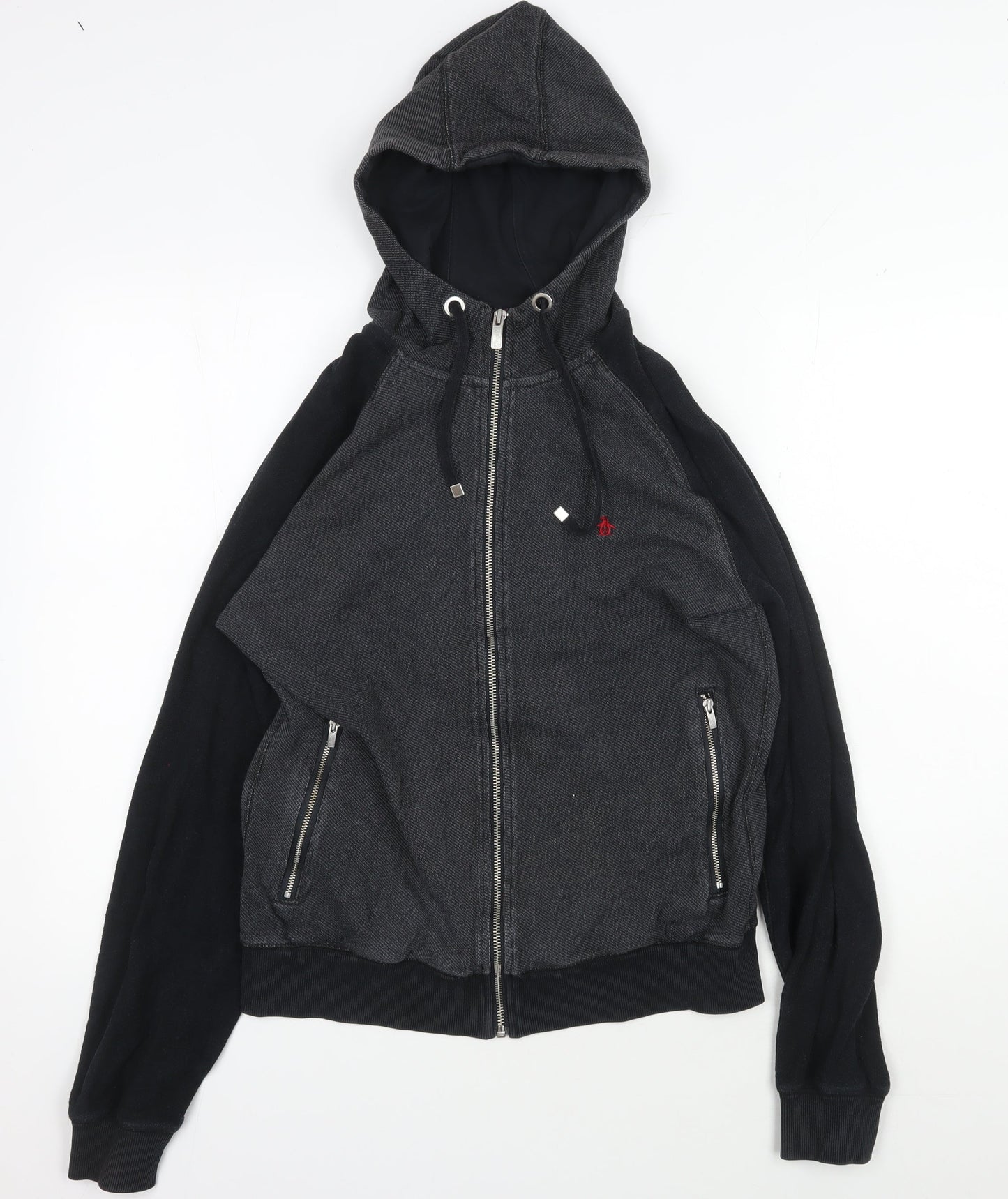Penguin Men's Black Full Zip Hoodie S
