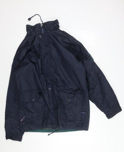 Oxford Blue Men's Blue Windbreaker Jacket M