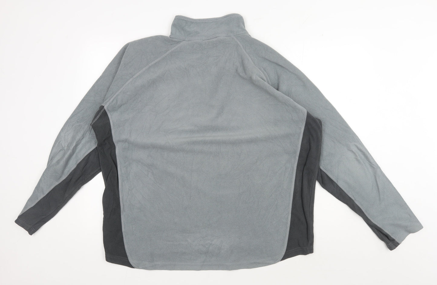 Trespass Men's Grey 1/4 Zip Fleece Sweatshirt, XL, Regular Fit