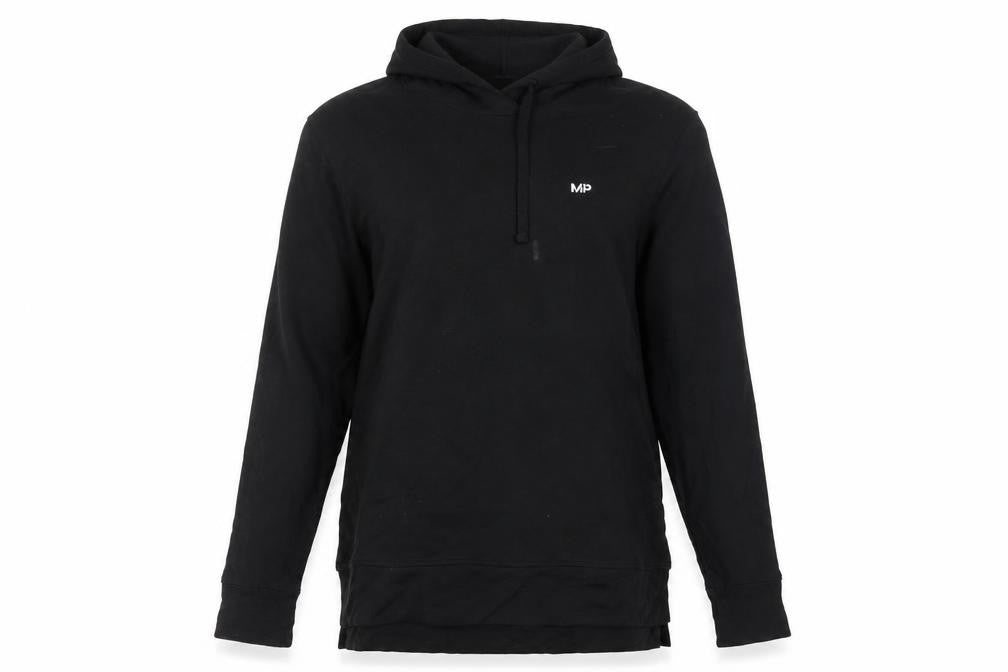 MP Black Pullover Hoodie, Unisex M, Lightweight Jersey