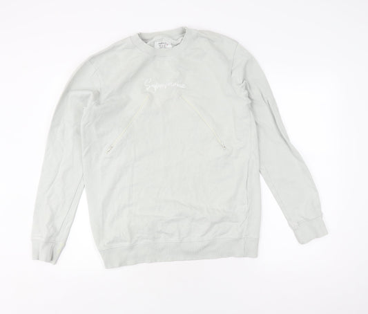 Sienna Women’s White Pullover Sweatshirt, Size 14