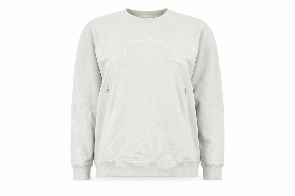 Sienna Women’s White Pullover Sweatshirt, Size 14