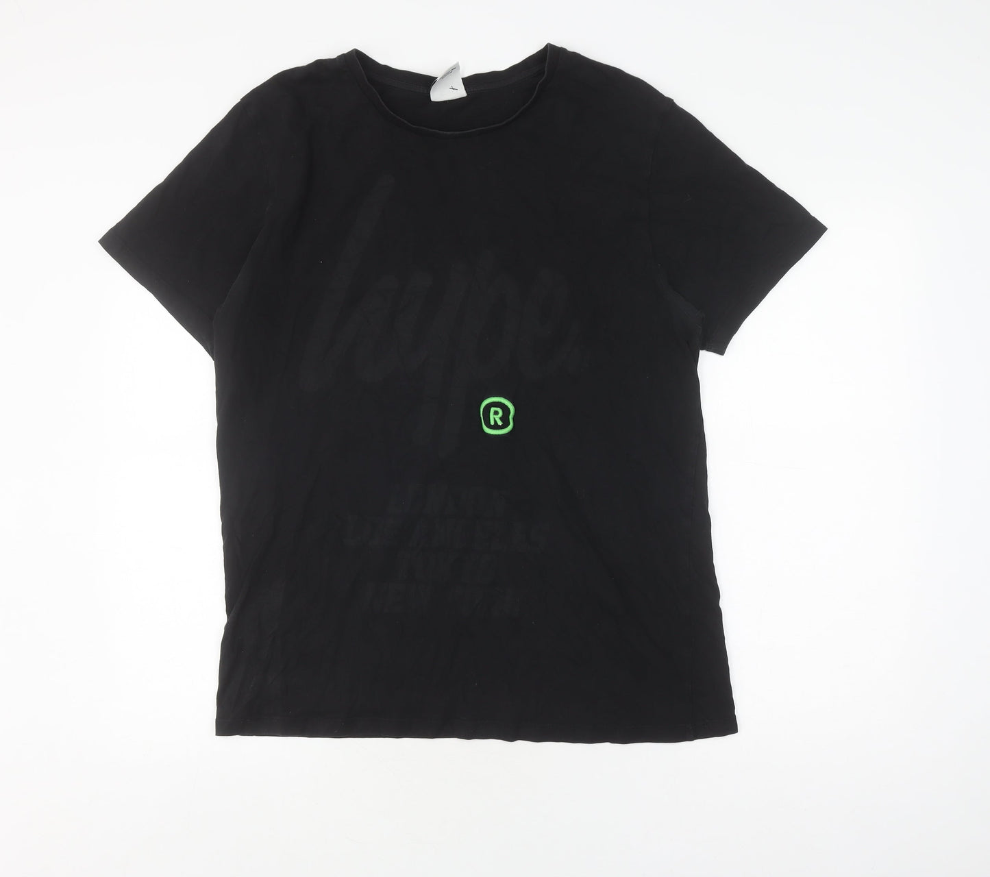 Hype Men's Black XL Logo T-Shirt