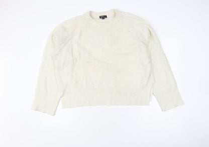 Additional front view of Nobody's Child Women's White jumper M