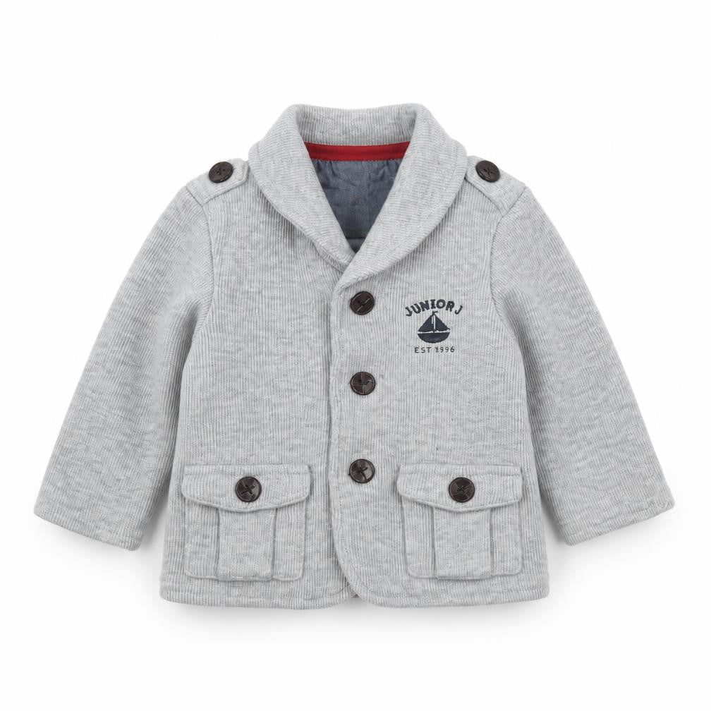 Junior J Grey Unisex Baby Pea Coat 3-6 Months