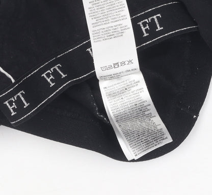 Firetrap Girls Black Pullover Hoodie 6-7 Years Cotton