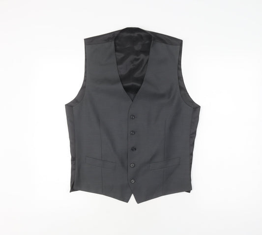 Ben Sherman Men's Black Waistcoat, size 38 Chest.