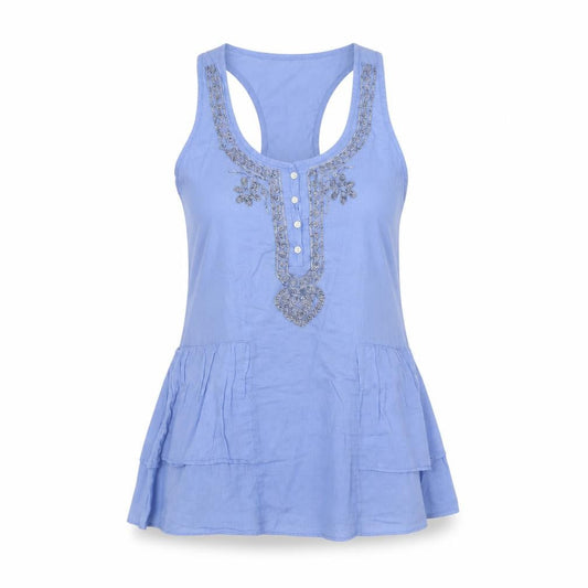 Banana Republic Women's Blue Cotton Camisole XS