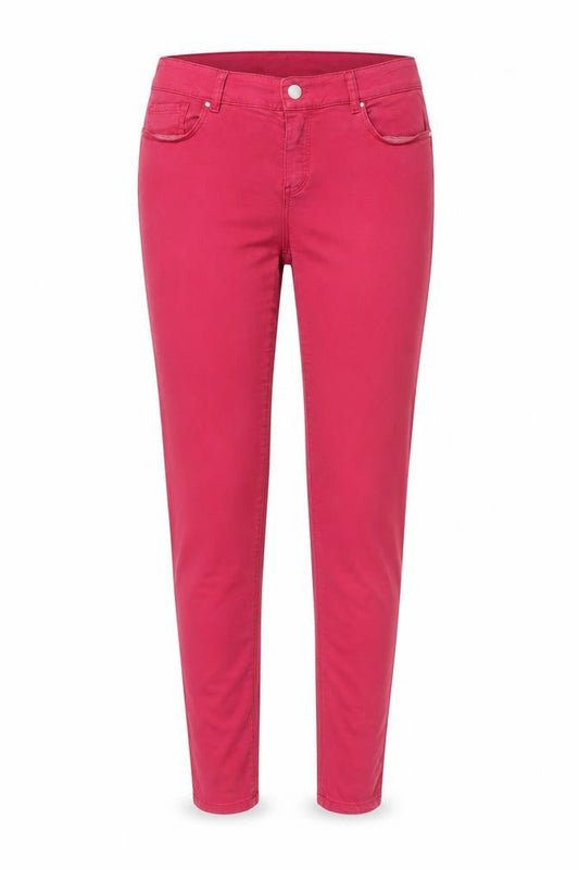 Massimo Dutti Women's Pink Skinny Trousers Size 10