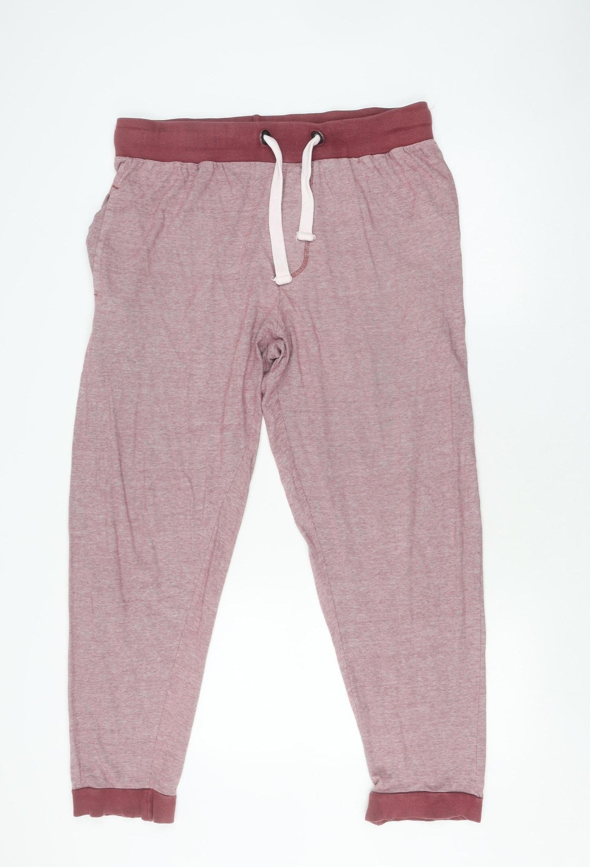 SC&Co Womens California Red Striped Joggers - L, - Casual Wear
