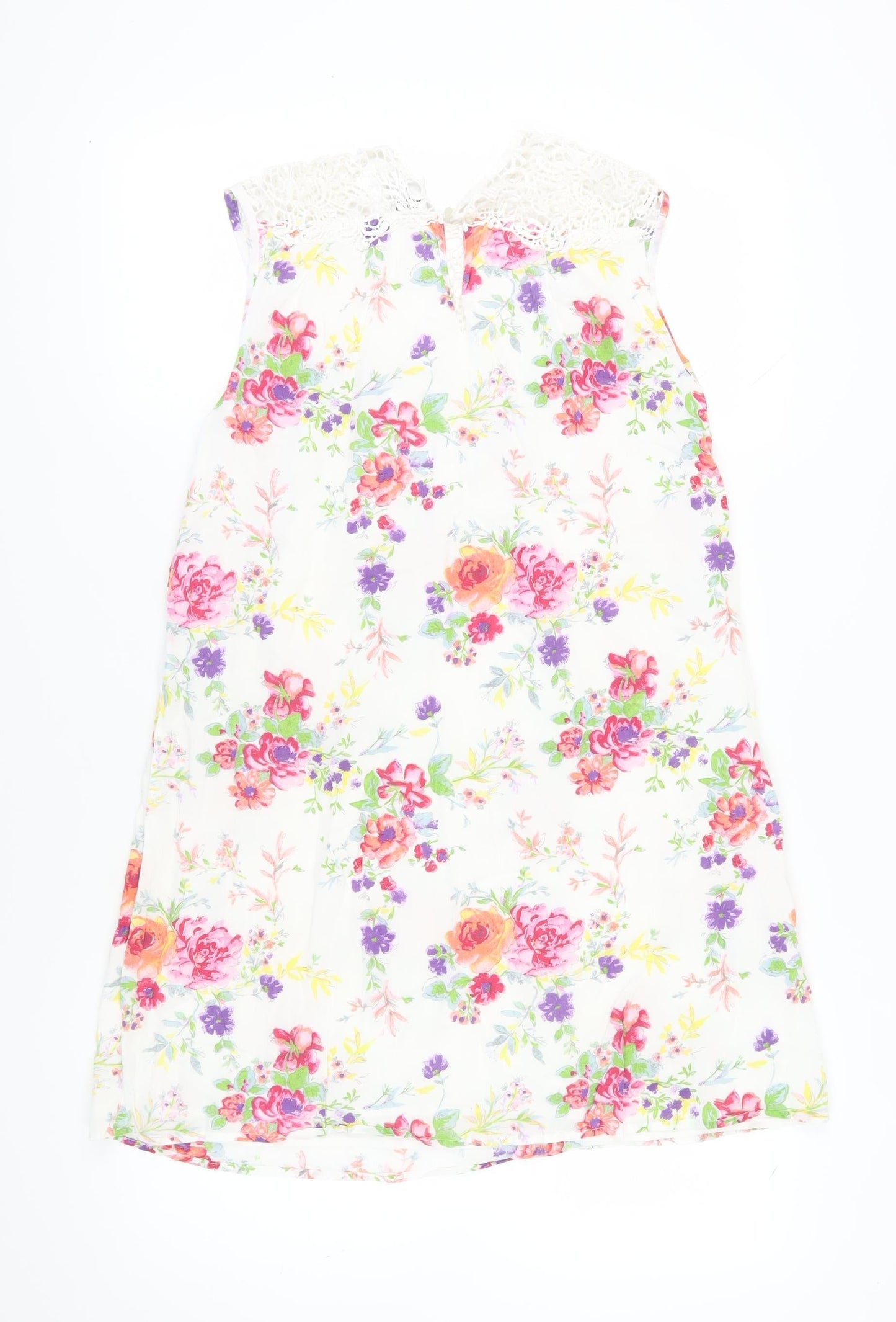 Vero Moda Women's Multicoloured Floral Shift Dress M