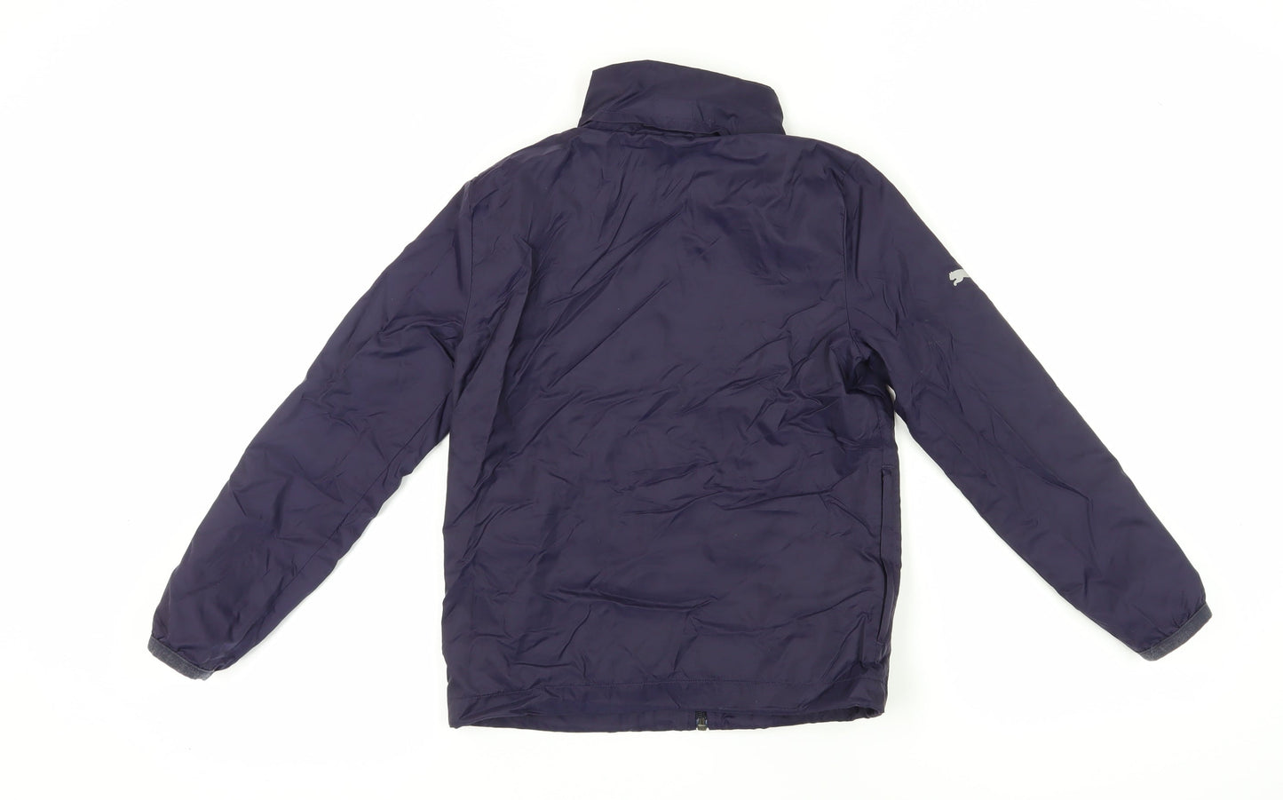 Puma Boys Blue Windbreaker Jacket Size 10