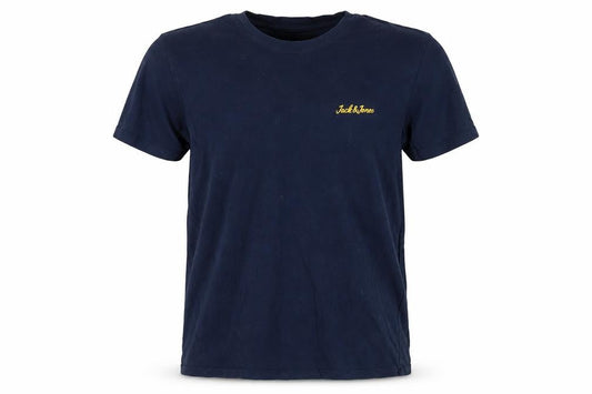 Jack & Jones Men's Blue L T-Shirt, Short Sleeve