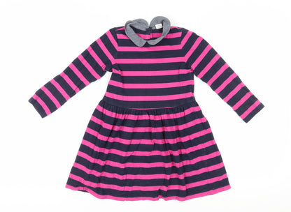 Gap Girls Multicoloured Stripe A-Line Dress 5 Years