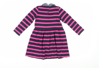 Gap Girls Multicoloured Stripe A-Line Dress 5 Years