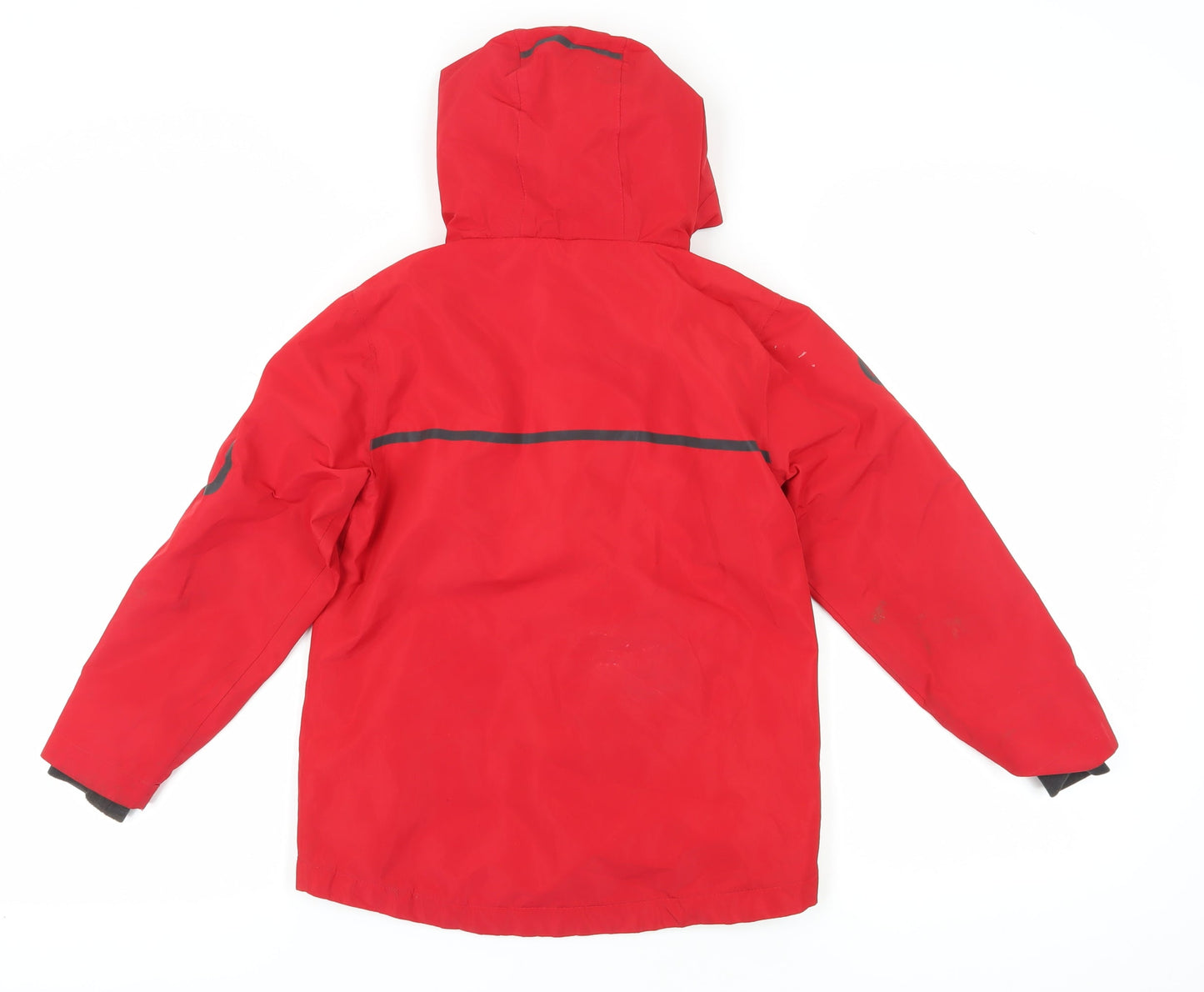 Next Boys Red Hooded Winter Parka Jacket 8-9 Years