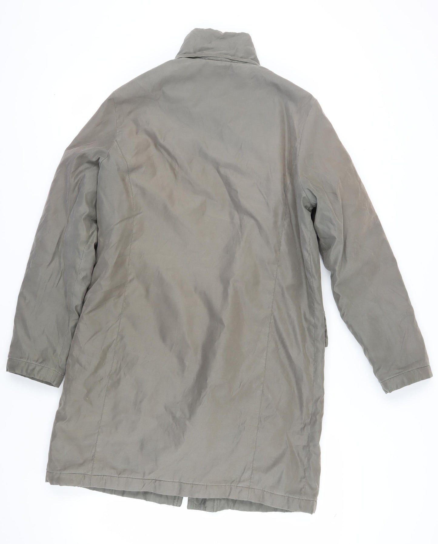 Marks and Spencer Women's Grey Coat - S, Overcoat Style