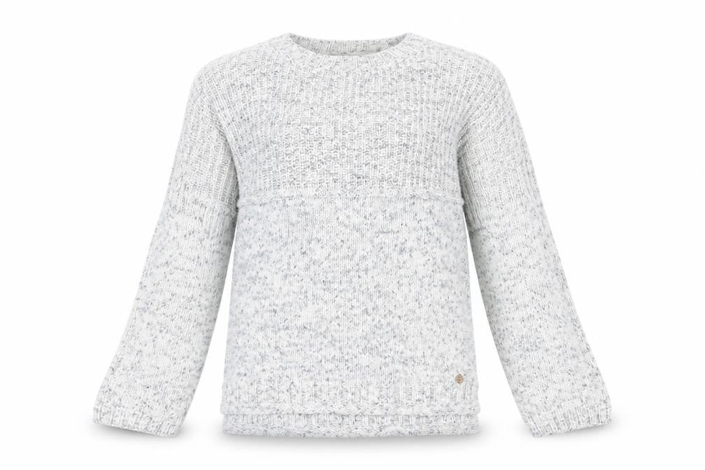 Zara Unisex Kids Grey Knit Jumper - Size 9 Years