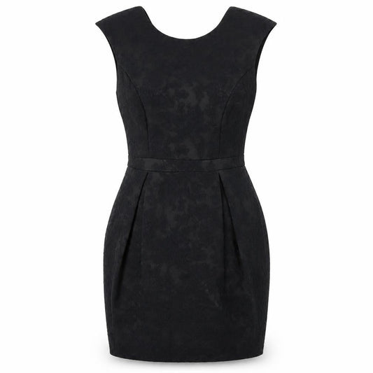 Front view of River Island Black Sheath Dress, size 10, Party