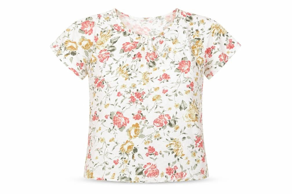 Isle Women's Multicoloured Floral T-Shirt, Size L