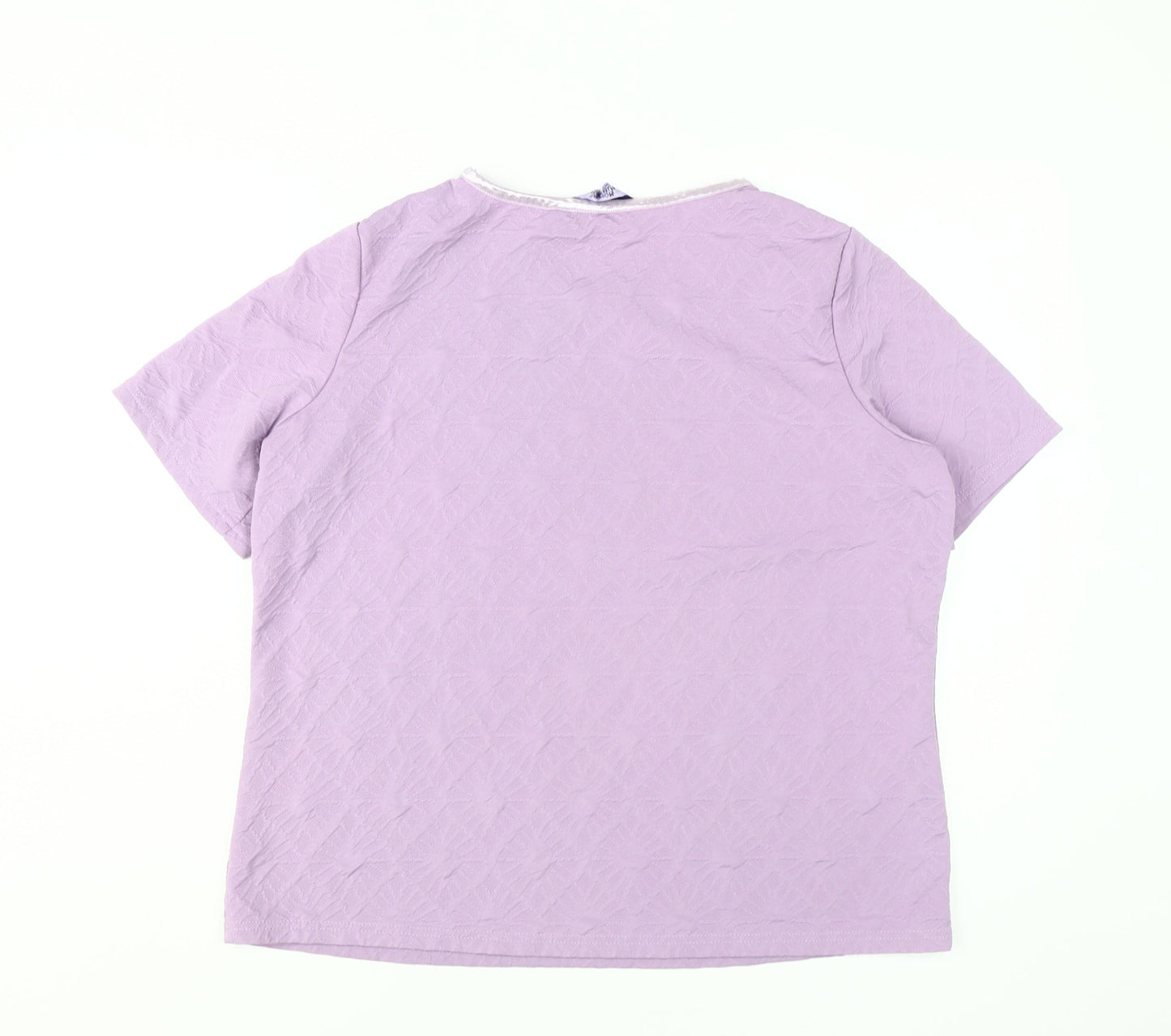 Honor Millburn Women's Purple Cotton T-Shirt Size 18