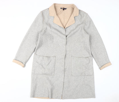 Marks & Spencer Women's Grey Overcoat Size 10