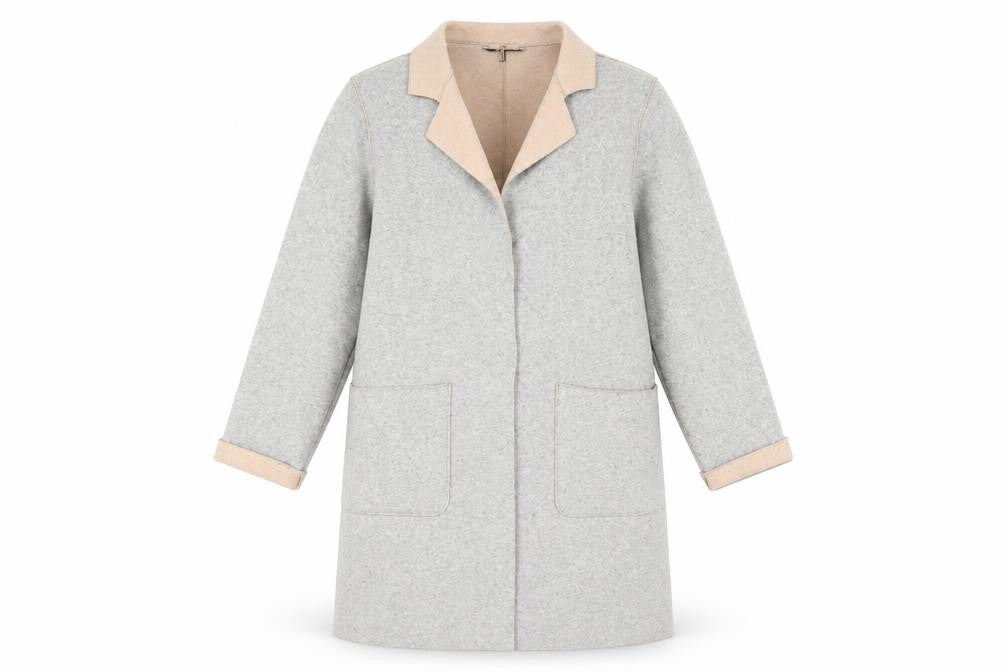 Marks and Spencer Women's Grey Overcoat Size 10