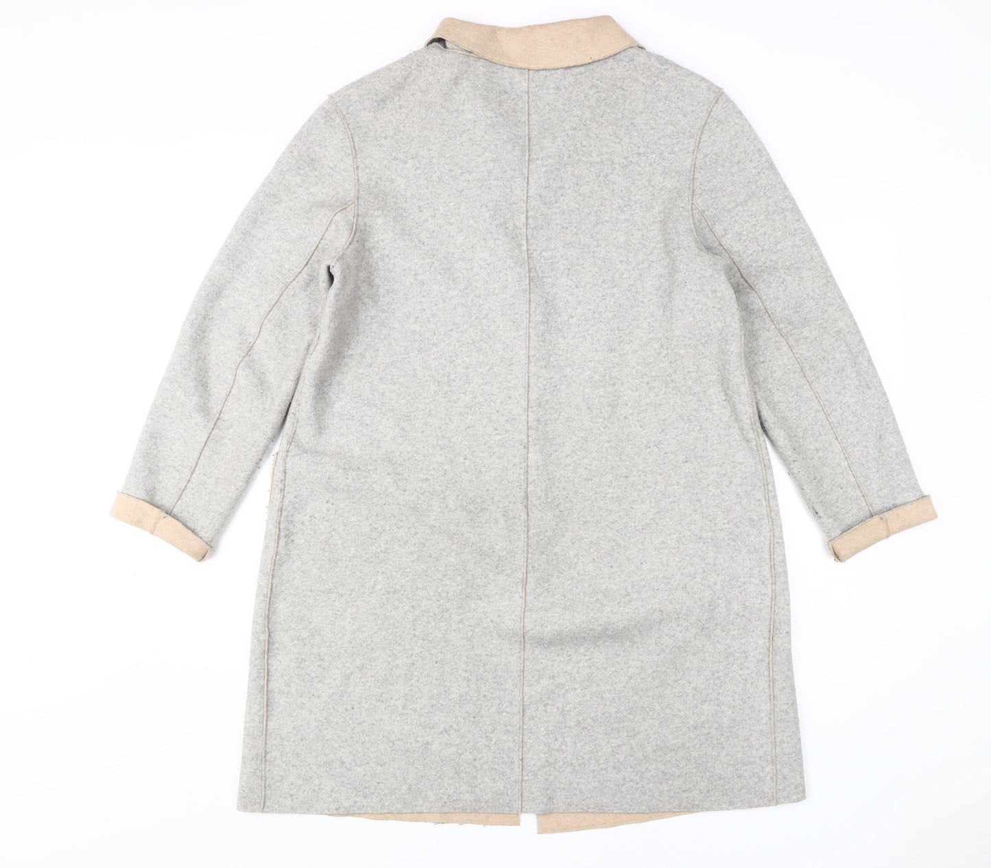 Marks and Spencer Women's Grey Overcoat Size 10