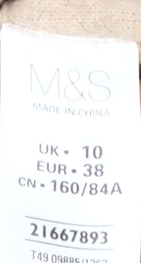 Marks and Spencer Women's Grey Overcoat Size 10
