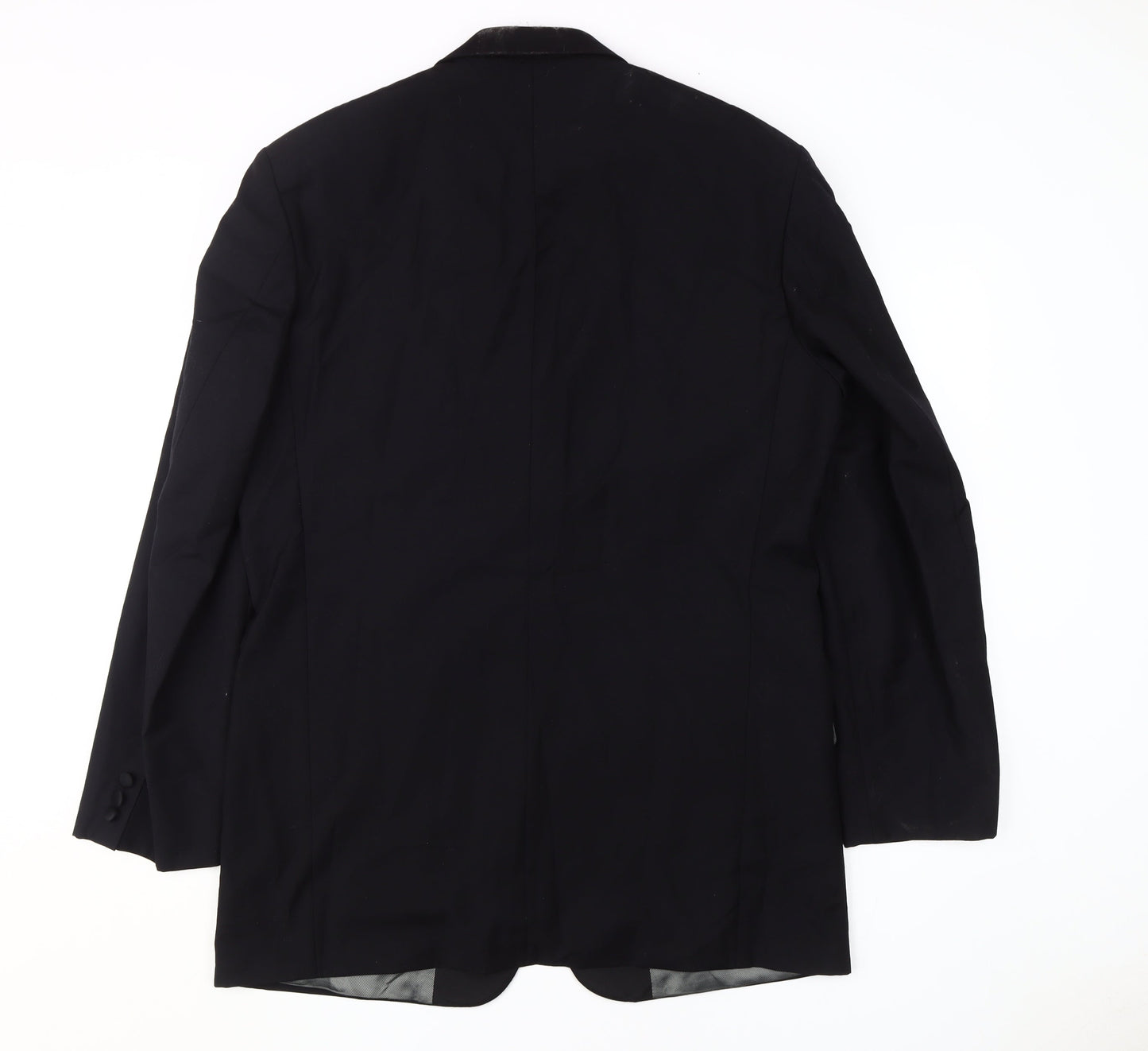 Pierre Balmain Men's Black Blazer Jacket, Size 42 Long