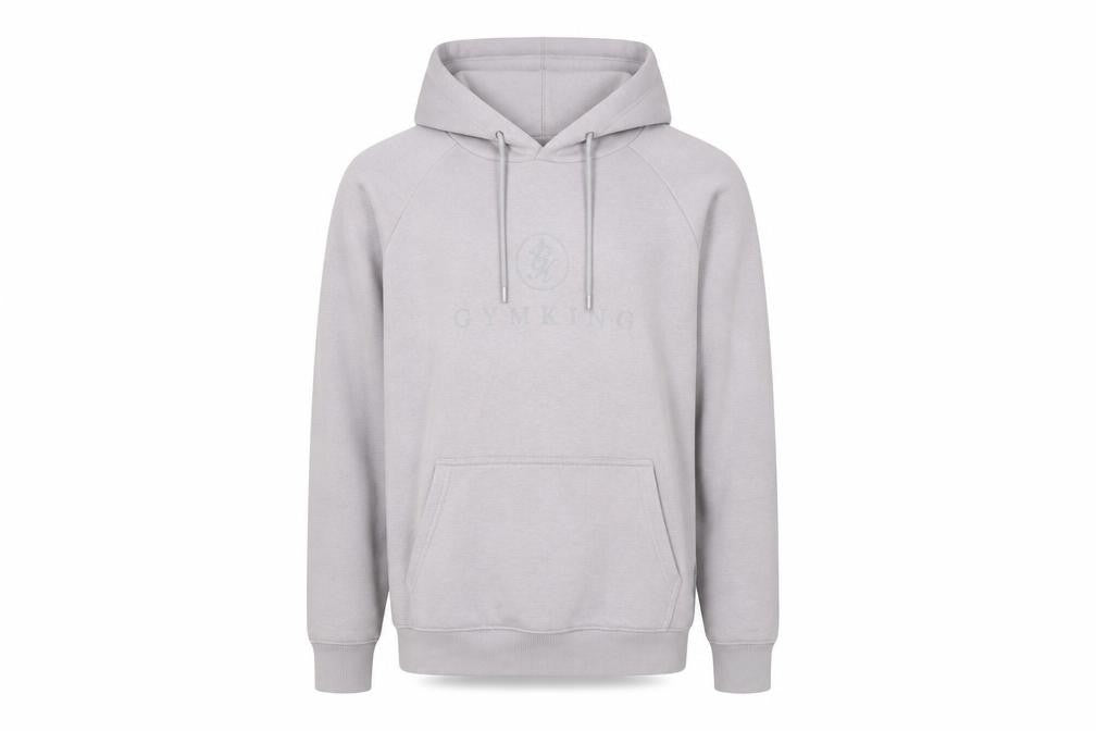 Gym King Men's Grey Pullover Hoodie Size S