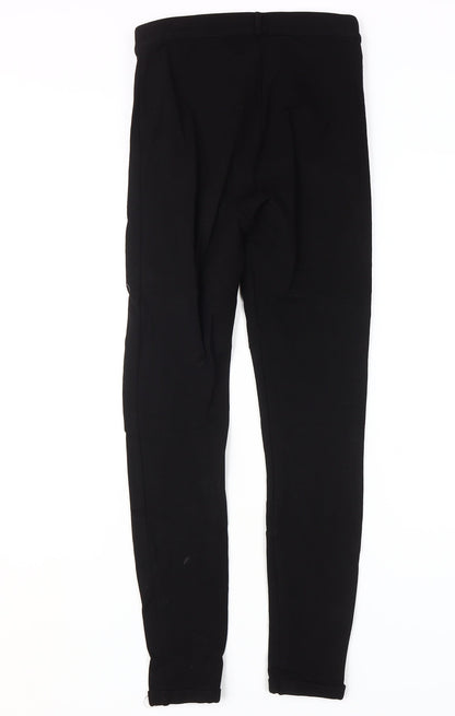 Topshop Women's Black Skinny Jegging in Size 10