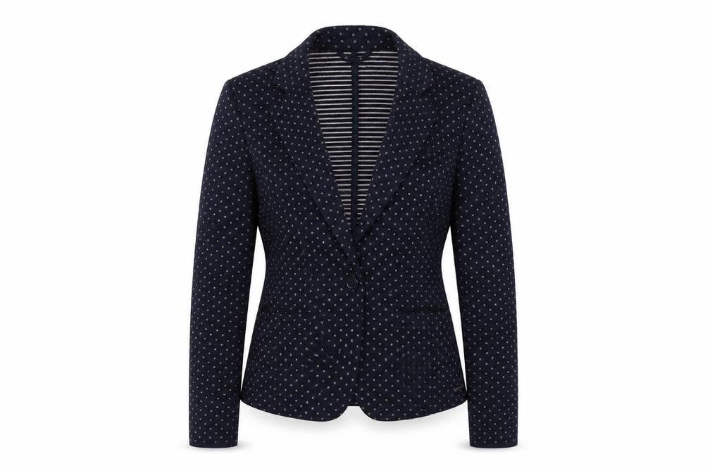 QUBA & CO. Women's Black Blazer Size 10, Nautical Style