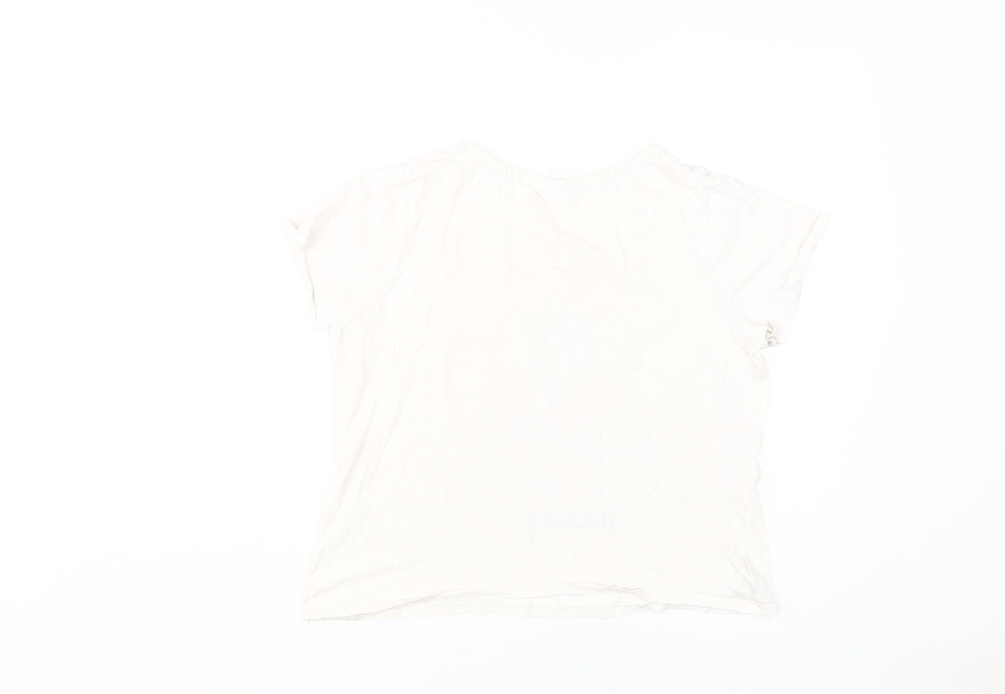 Disney Women's Ivory Eeyore Pyjama Top Size 10