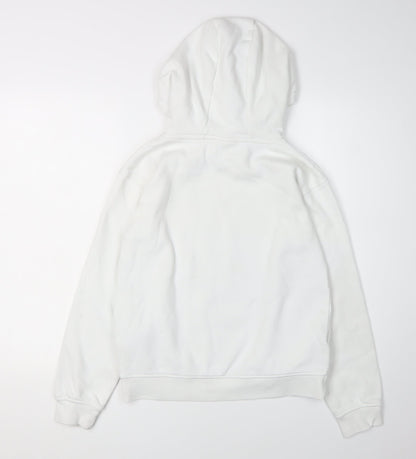 Preloved Primark Disney White Hoodie, Women's 2XS Pullover, Logo Accents - Back