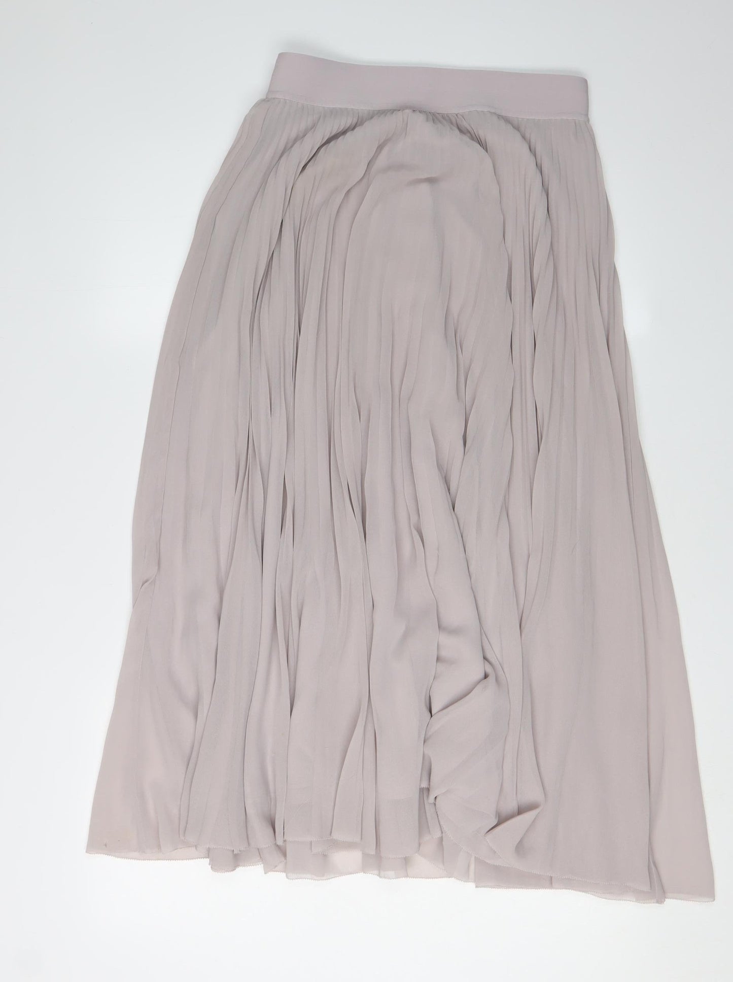 Wilfred Women's Grey Pleated Midi Skirt M