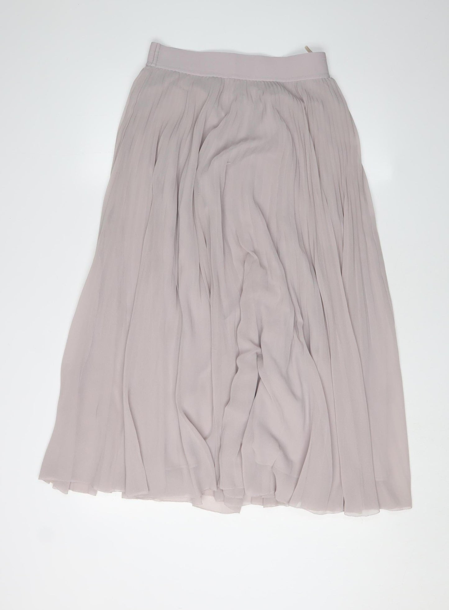 Wilfred Women's Grey Pleated Midi Skirt M