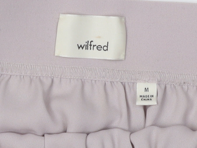 Wilfred Women's Grey Pleated Midi Skirt M