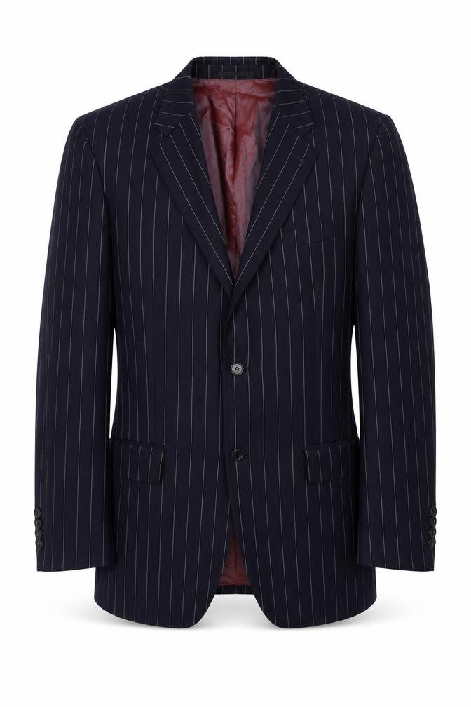 Austin Reed Men's Black Stripe Regular Fit Jacket 38R