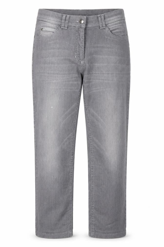 Gelco Women's Grey Straight Leg Jeans, Size 10
