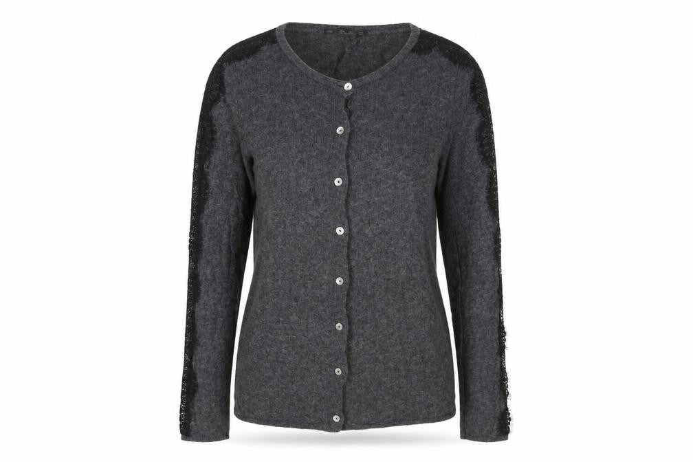 Zara Knit Women's Grey Cardigan Size 12