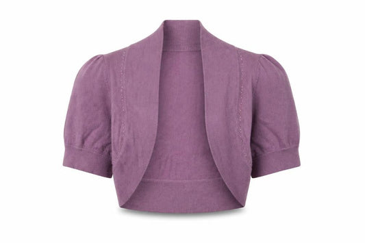 Ted Baker Women’s Purple Shrug Size 10, Wool Cashmere