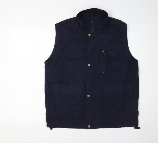 Trek & Trail Men's Blue Polyester Waistcoat M